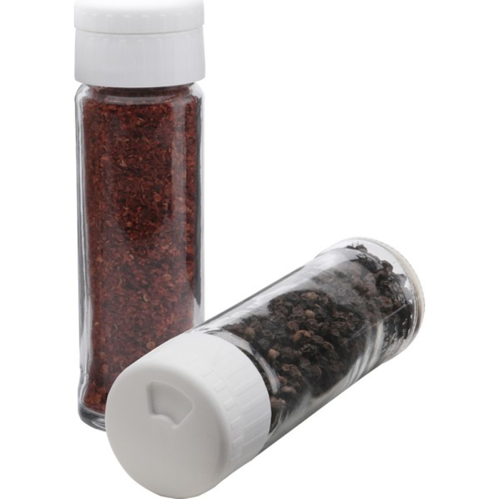 Melik's Pine 2li Tuzluk Biberlik Seti Cam Baharatlık - Beyaz - 112 ml Baharat Setleri & Baharatlıklar Fiyatı