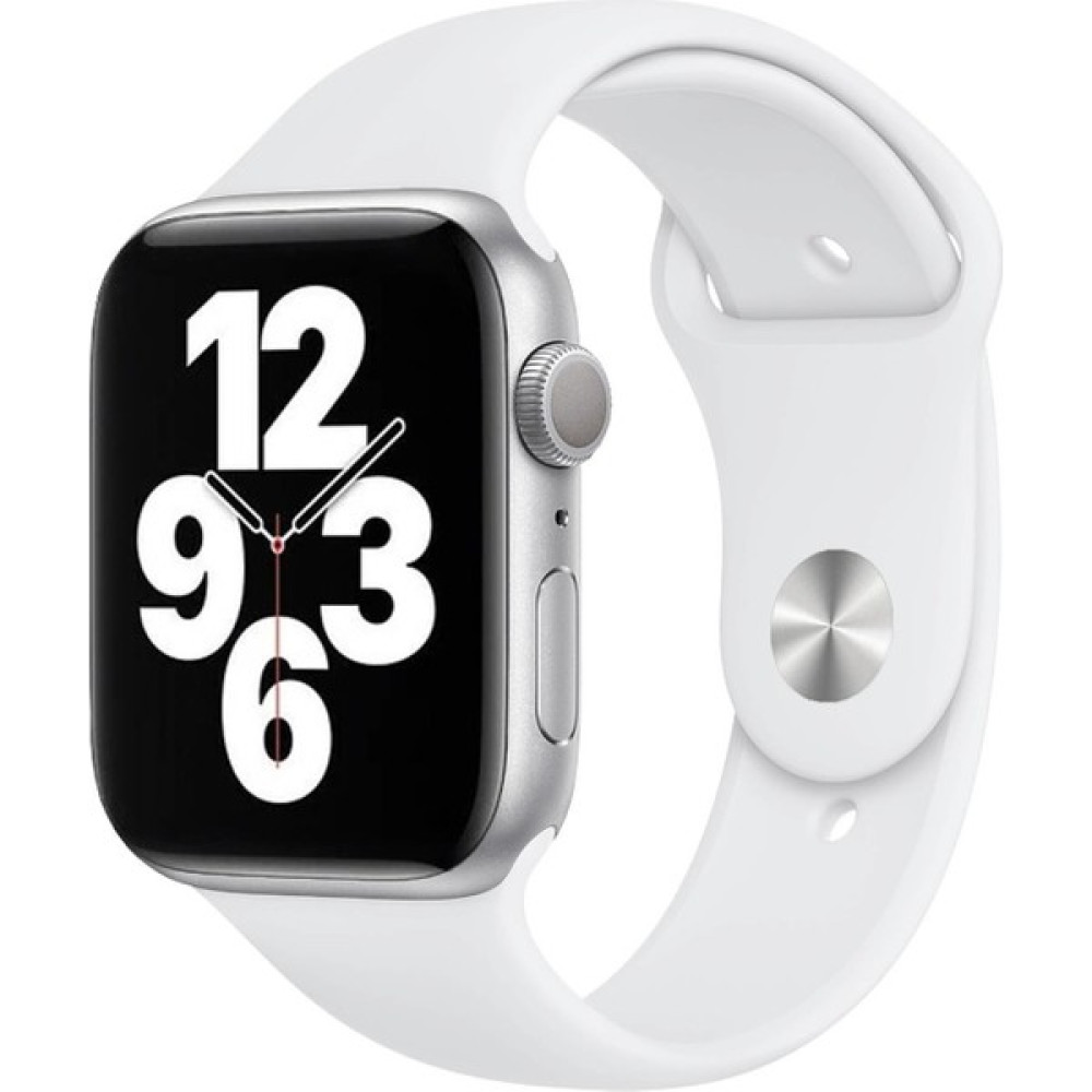 Melikzade Apple Watch 8 7 6 5 4 3 Se 42MM-44MM-45MM S/m Spor Silikon Kordon - Beyaz Giyilebilir Teknoloji Aksesuarları Fiyatı