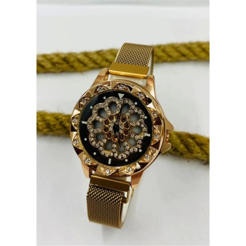 Melisa Hediyelik Rose Gold Kasa Iç Mekanizması Dönen Kadın Kol Saati Kol Saatleri Fiyatı