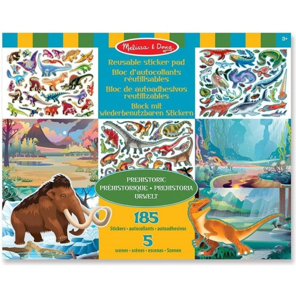 Melissa & Doug Reusable Sticker Pad Prehistoric Okul Öncesi Eğitici & Öğretici Kitaplar Fiyatı