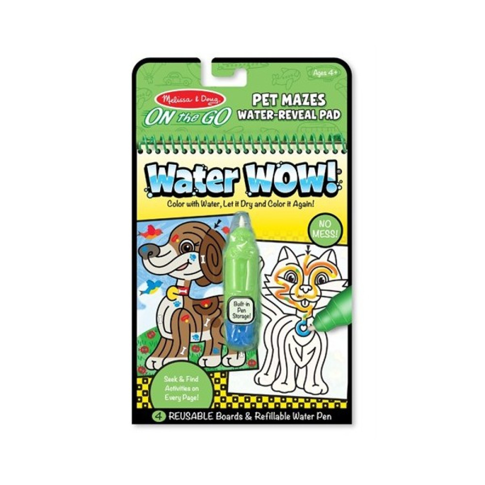 Melissa & Doug Water Wow Su İle Boyama Kitabı Evcil Hayvanlar Bulmaca Çocuk Oyuncağı Fiyatı