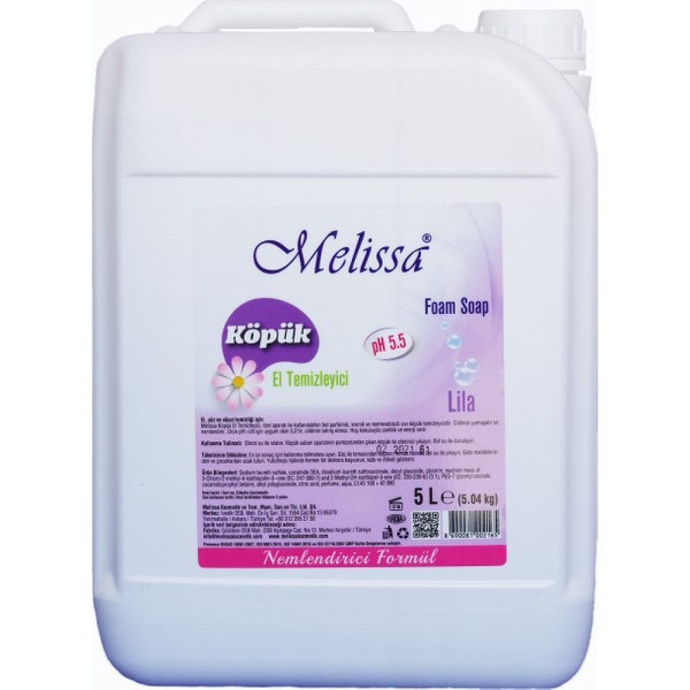 Melissa Köpük Sabun Lila 5 L Oto Boyaları Fiyatı