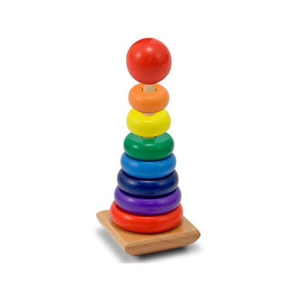 Melissa&Doug Ahşap Gökkuşağı Kule Bebek Oyuncakları Fiyatı