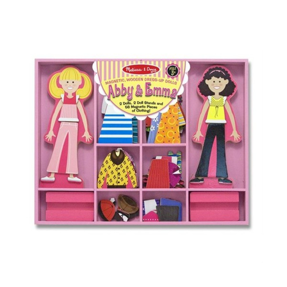 Melissa&Doug Ahşap Mıknatıslı Giydirme - Abby İle Emma Bebek Oyuncakları Fiyatı