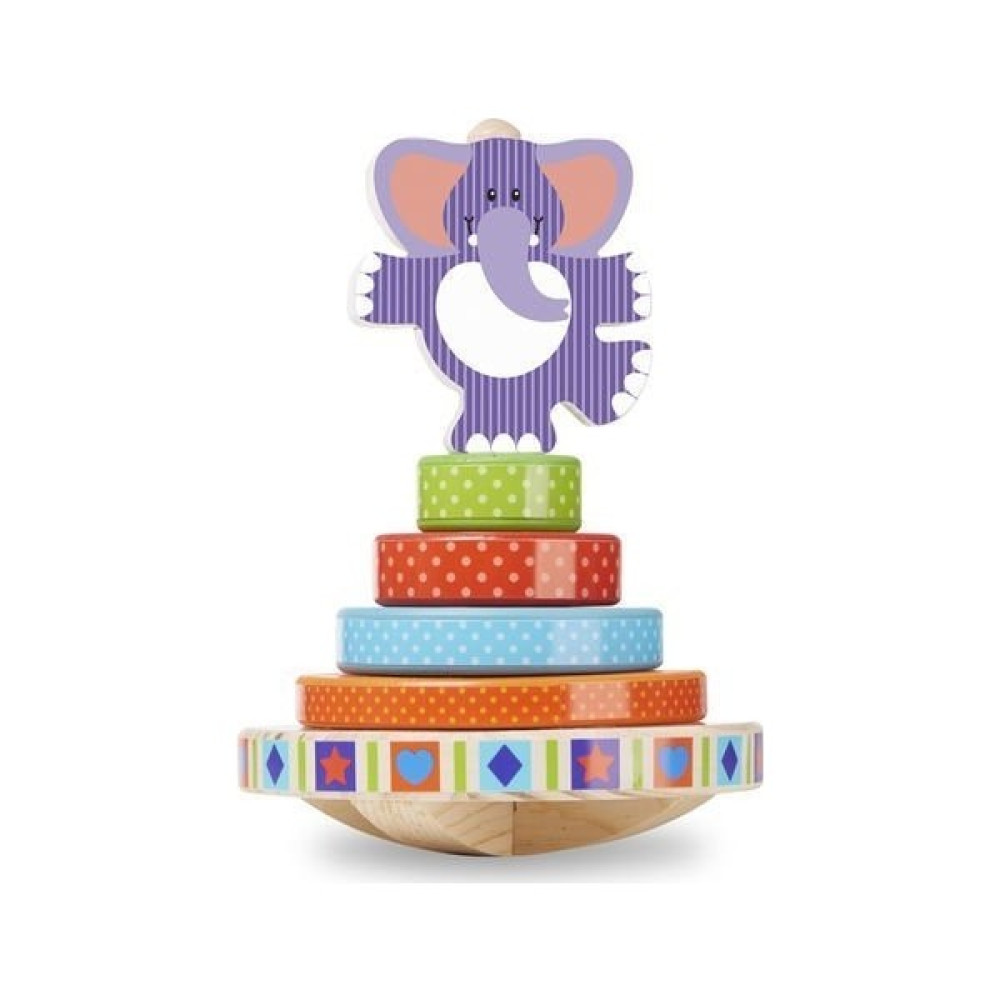 Melissa&Doug Ahşap Sallanan Kule - Fil Bebek Oyuncakları Fiyatı