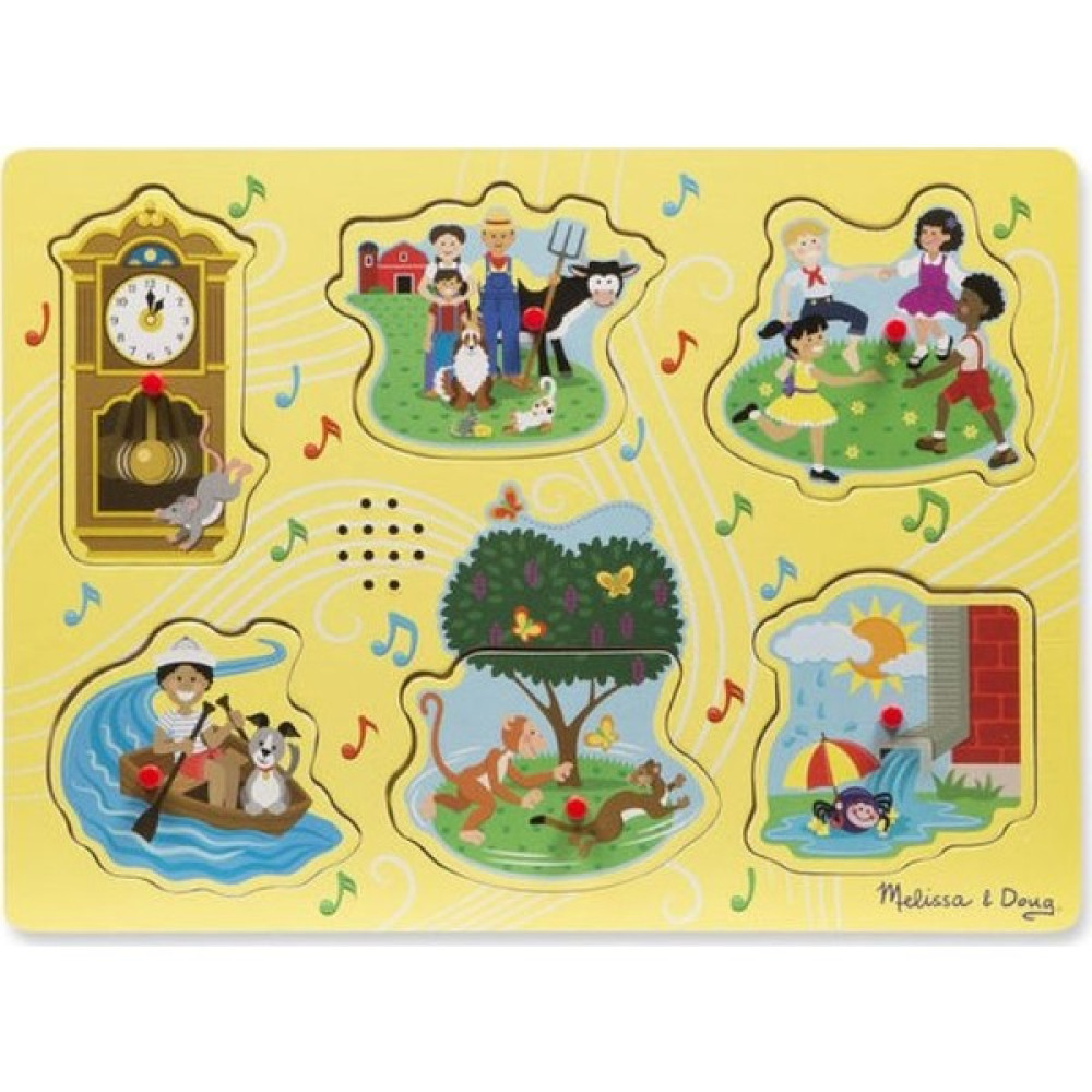 Melissa&Doug Ahşap Sesli Yapboz - İngilizce Çocuk Şarkıları 1 Bebek Oyuncakları Fiyatı