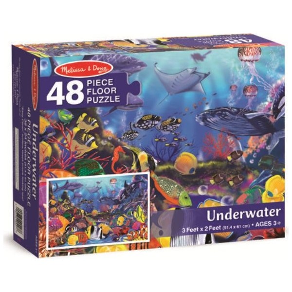 Melissa&Doug Dev Yer Yapbozu- Deniz Altı (48 Parça) Diğer Fiyatı