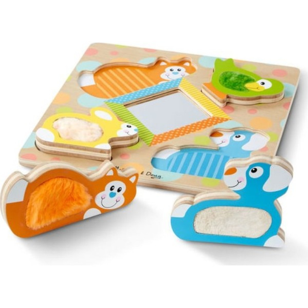 Melissa&Doug Dokun Hisset Yapboz - Evcil Hayvanları Bul Bebek Oyuncakları Fiyatı