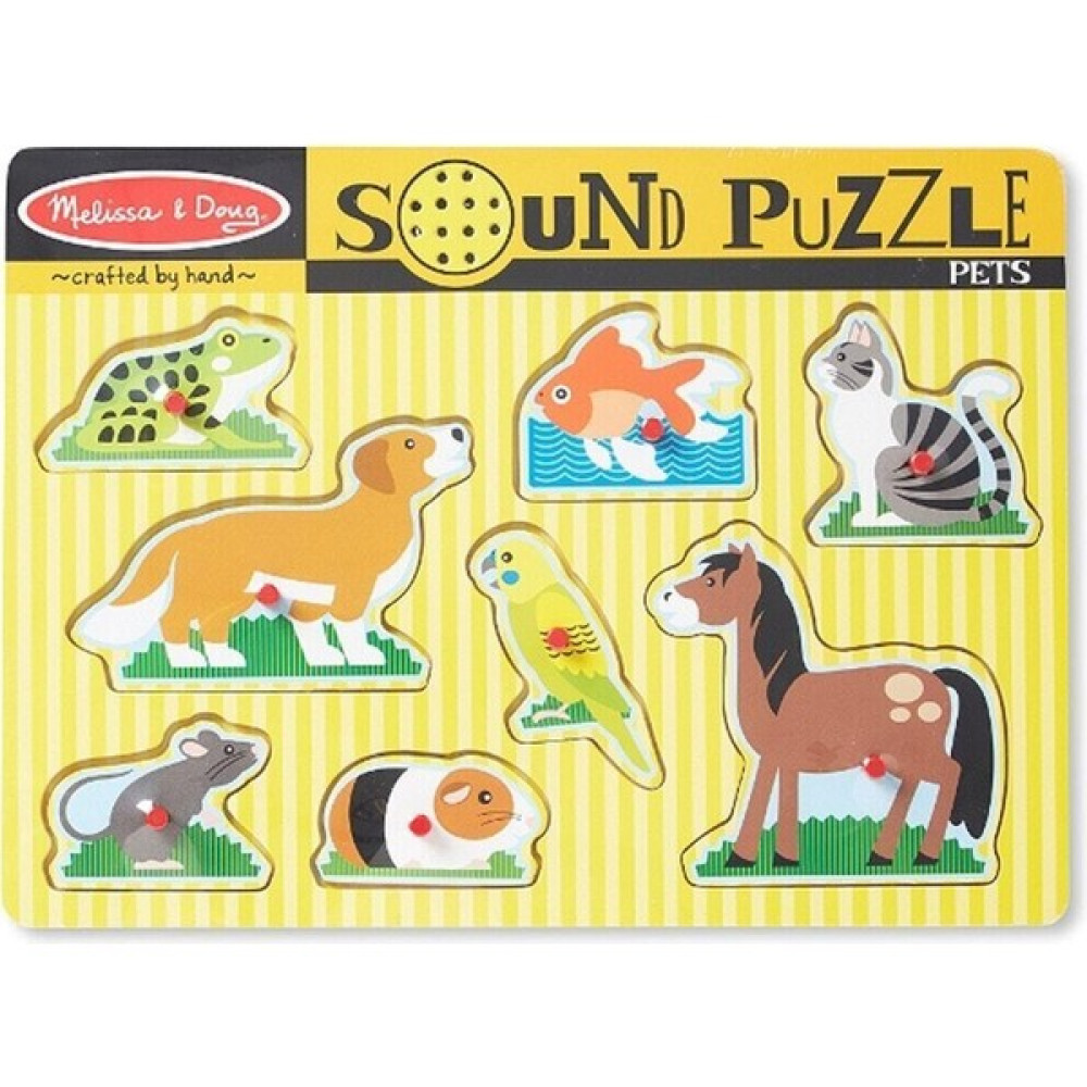 Melissa&Doug Melissa & Doug Melissa - Doug Ahşap Sesli Yapboz - Evcil Hayvanlar Eğitici Oyuncak Fiyatı