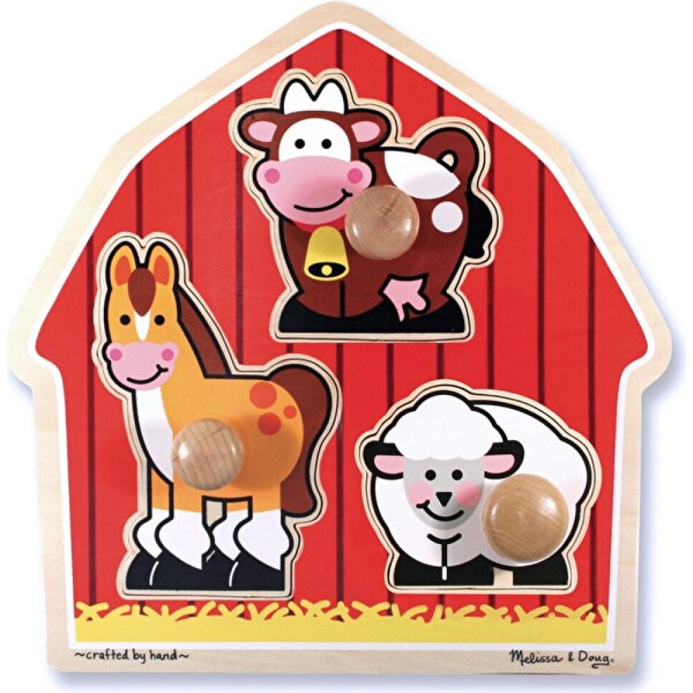 Melissa&Doug Melissa & Doug Melissa&doug Ahşap Ilk Yapbozum - Çiftlik Hayvanları / Eğitici Oyuncak Fiyatı