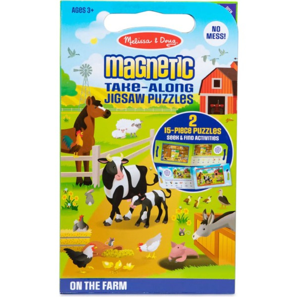 Melissa&Doug Melissa Doug Mıknatıslı 2 Adet 15 Parçalı Yapboz Seti - Çiftlik Puzzle Eğitici Oyuncak Fiyatı