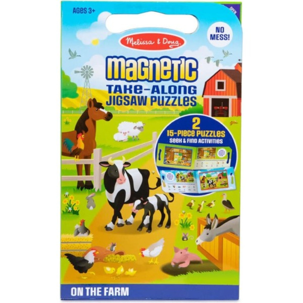 Melissa&Doug Melissa & Doug Mıknatıslı 2 Adet 15 Parçalı Yapboz Seti - Çiftlik Puzzle Eğitici Oyuncak Fiyatı