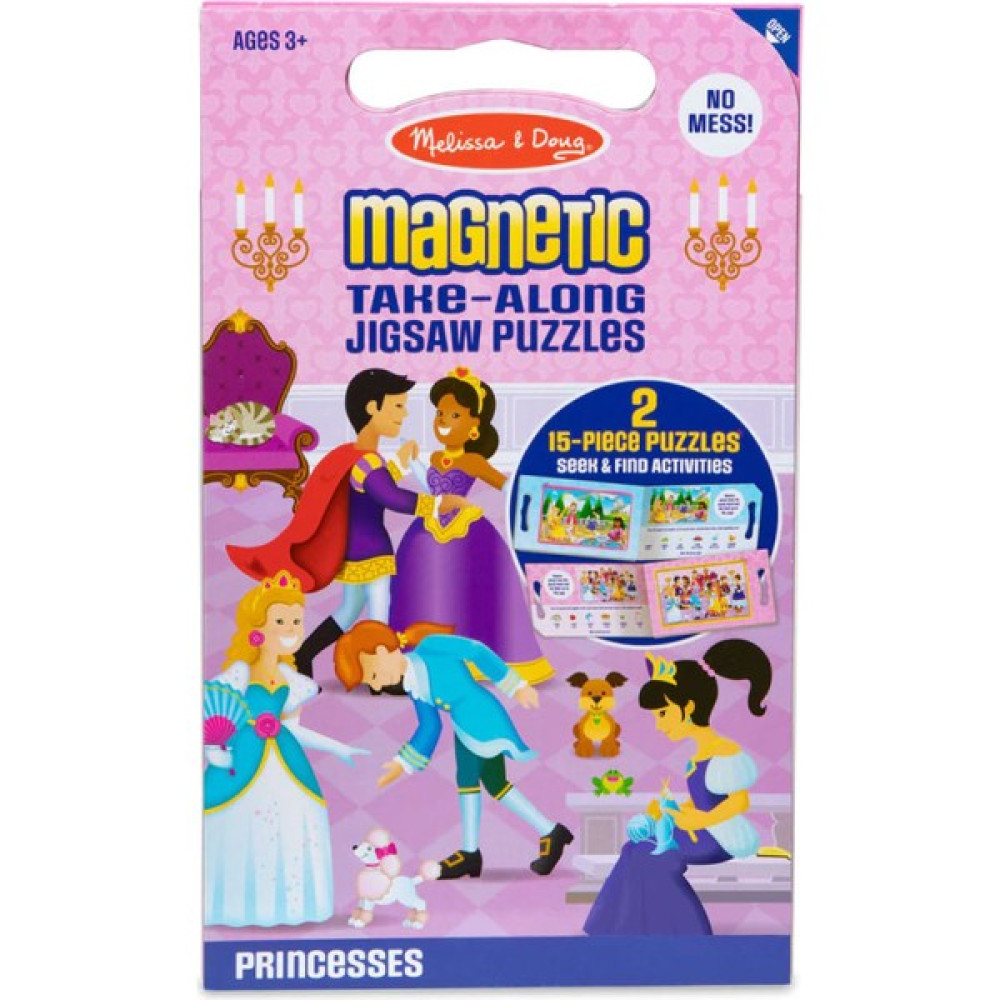 Melissa&Doug Melissa Doug Mıknatıslı 2 Adet 15 Parçalı Yapboz Seti - Prenses Puzzle Eğitici Oyuncak Fiyatı