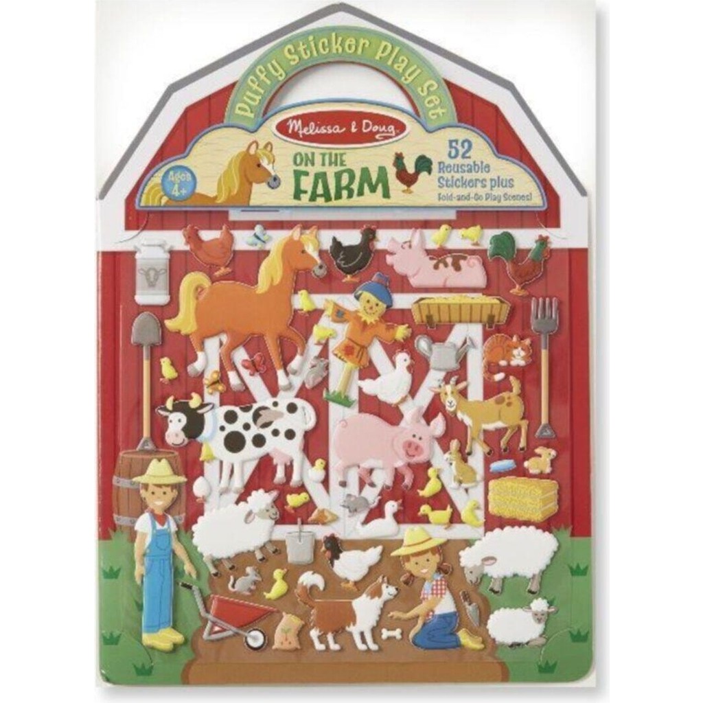 Melissa&Doug Melissa & Doug Tekrar Kullanılablen Çiftlik Kabartmalı Çıkartma - Renkli Diğer Fiyatı