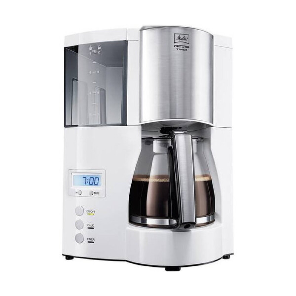 Melitta 100801 Optima Timer Zaman Ayarlı Beyaz Kahve Makinesi Kahve Makineleri Fiyatı