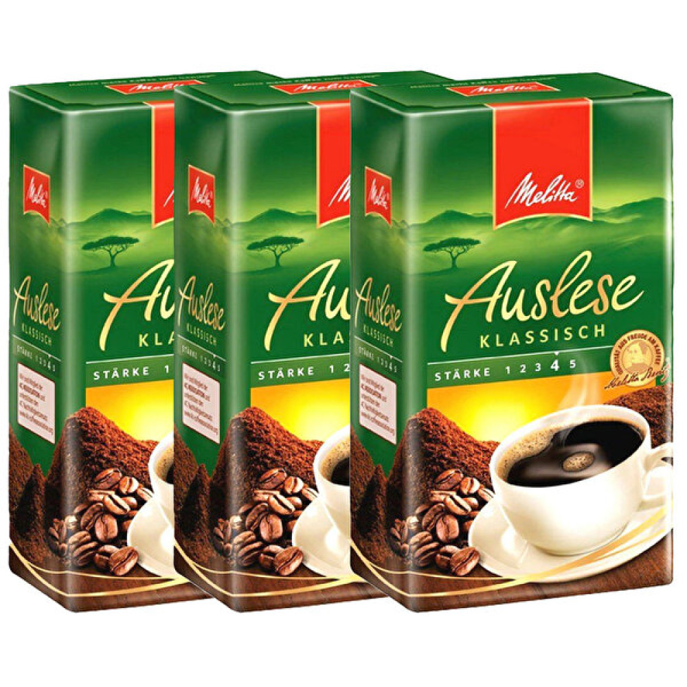 Melitta Auslese 3x500 G Filtre Kahve 3'lü Set Diğer Fiyatı