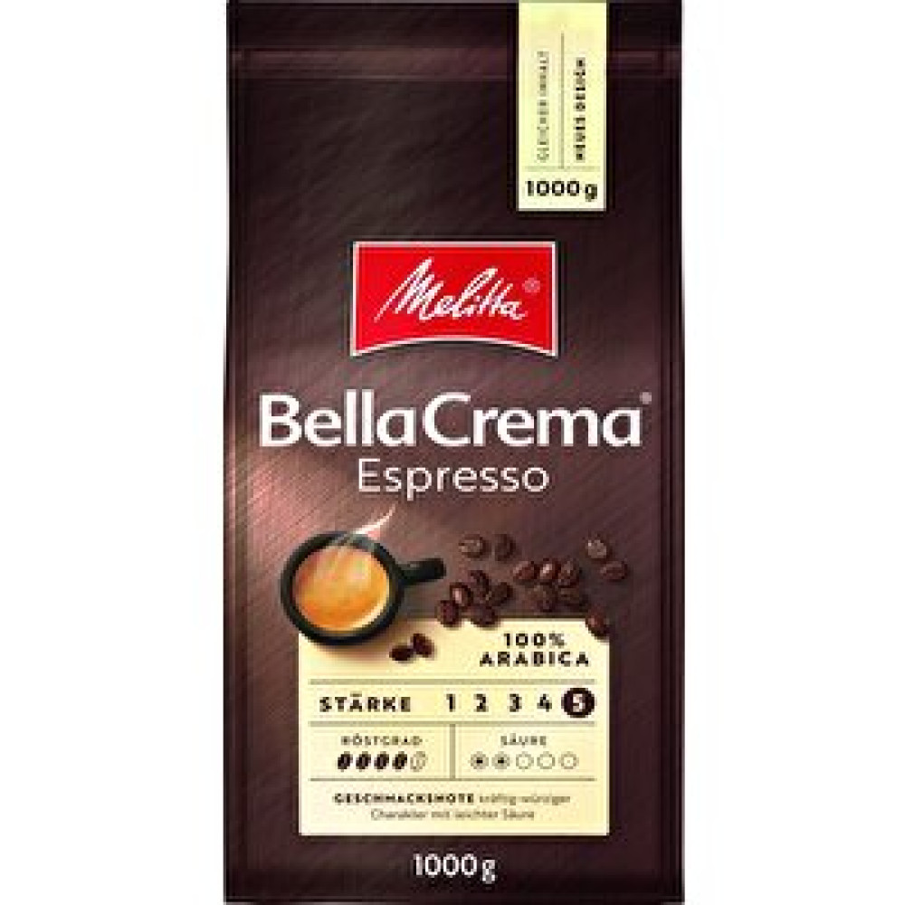 Melitta Bellacrema Espresso Çekirdek Kahve 1kg Diğer Fiyatı