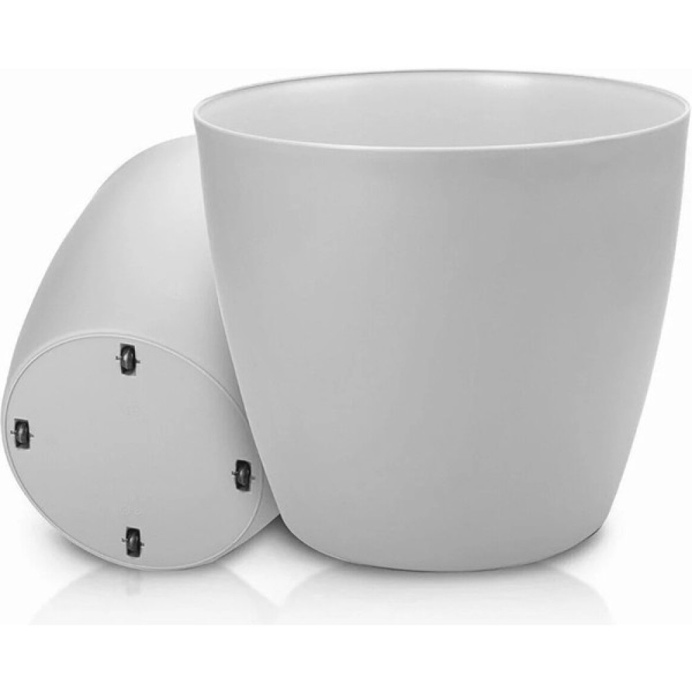 Melkan Home Beyaz Tekerlekli Saksı 48 Litre Büyük Saksı Geniş Hacimli Tekerlekli Saksı Beyaz 40 cm Saksı ve Aksesuarları Fiyatı