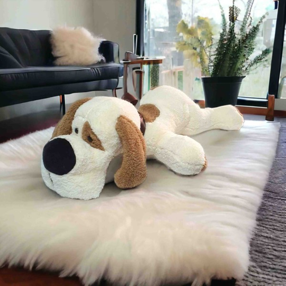 Mellito Toyzz 75 cm Uykucu Köpek Pelus Oyuncak Uyku Arkadaşı - 74 Ekru Peluş Oyuncaklar Fiyatı