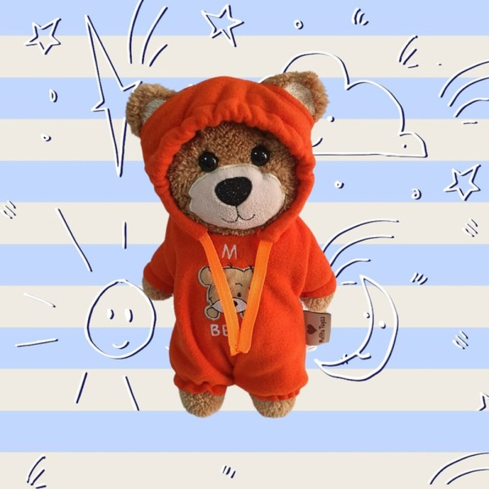 Mellito Toyzz M-Bear Uyku Arkadaşı 35 cm Peluş Ayı - 06-Turuncu Oyuncak Fiyatı
