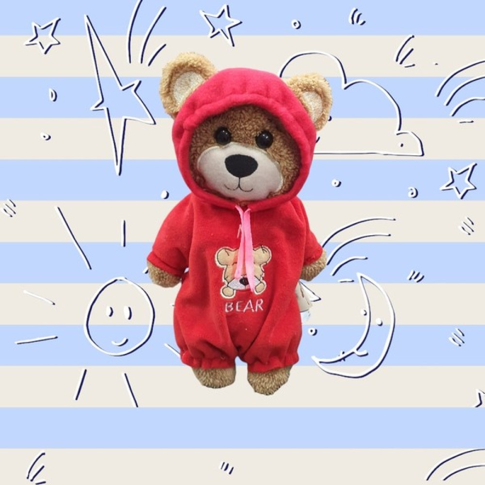 Mellito Toyzz M-Bear Uyku Arkadaşı 35 cm Peluş Ayı - 08 Kırmızı Oyuncak Fiyatı
