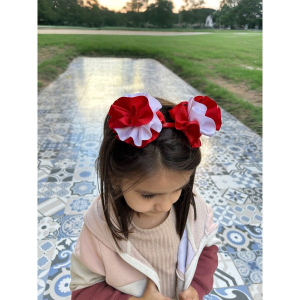 Melo Kids 23 Nisan Temalı Kırmızı Beyaz Kurdele Taç Toka Toka, Taç & Saç Bandı Fiyatı