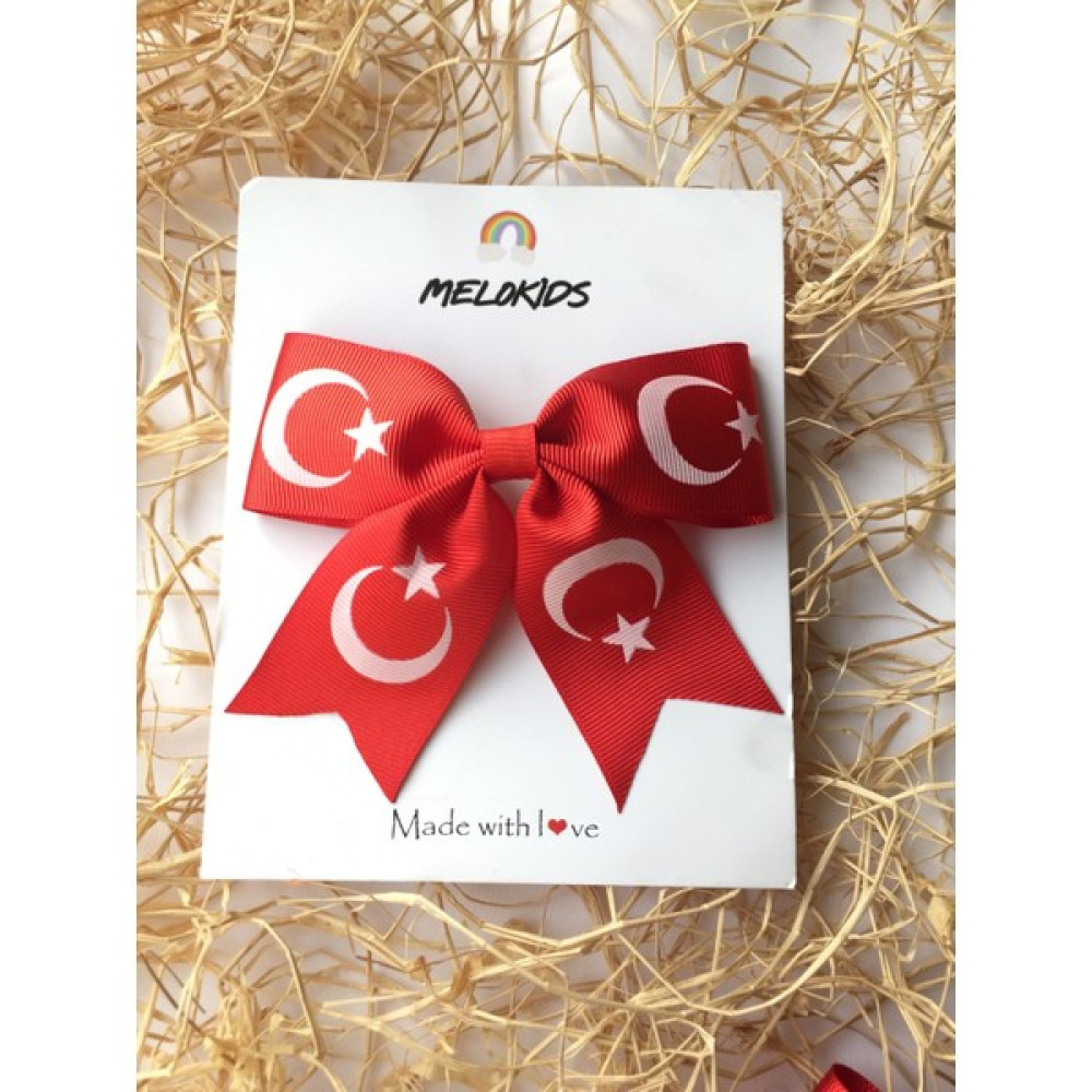 Melo Kids Türk Bayrağı Bayrak Toka Klipsli Toka, Taç & Saç Bandı Fiyatı