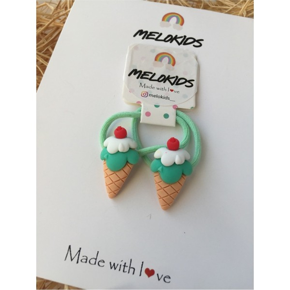Melo Kids Yılbaşı Yeniyıl Dondurma Külahı Kokina Geyik Unicorn 2li Lastik Toka Toka, Taç & Saç Bandı Fiyatı