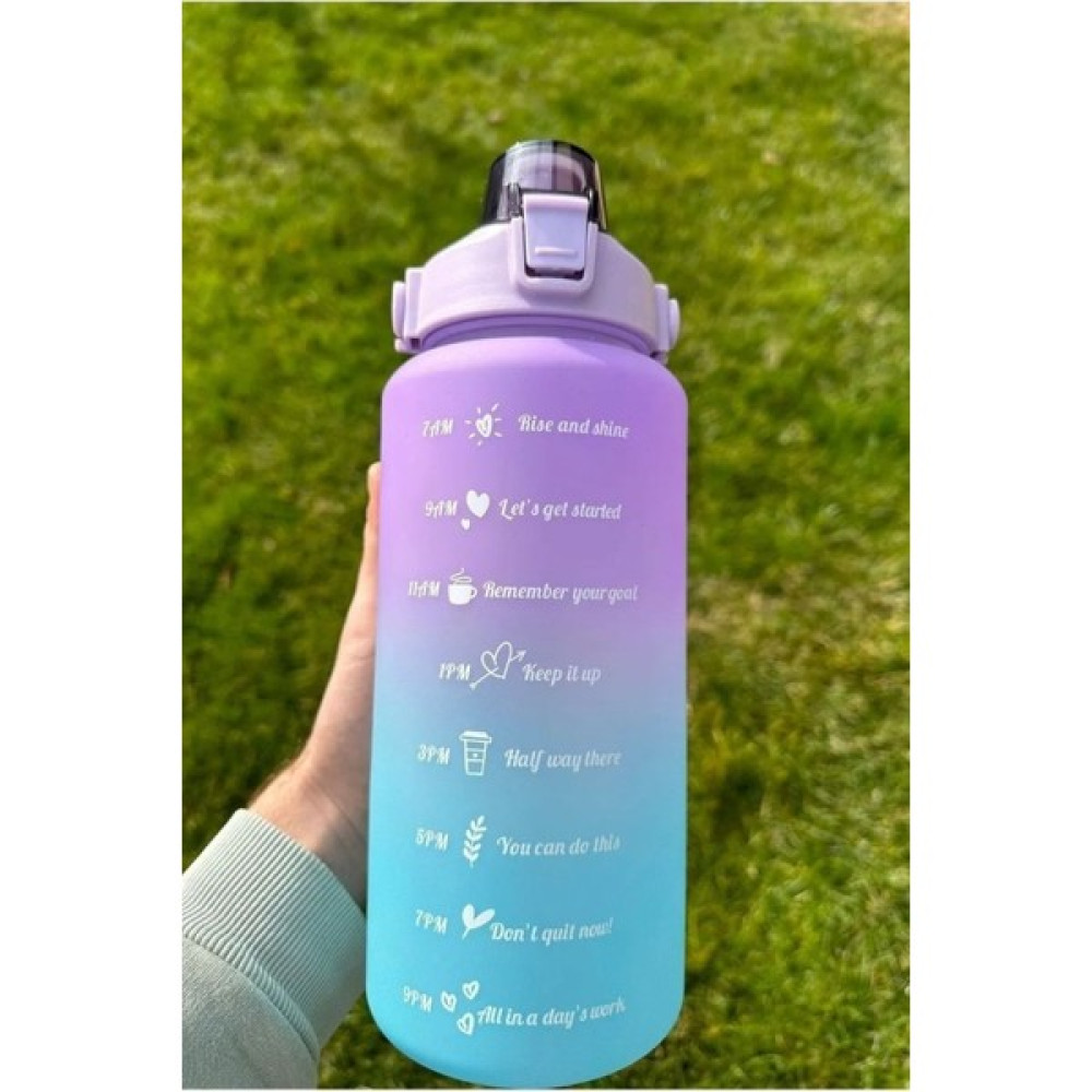Melodi Concept 2 Lt Motivasyon Yazılı ve Saat Işaretli Su Matarası - 2lt - 2000ml Suluk Fiyatı