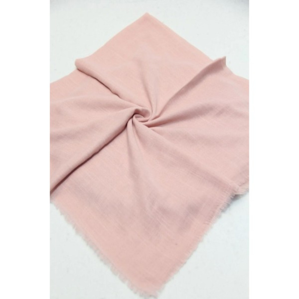 Melodi Scarf Kadın Tesettür Flamlı Eşarp Düz Flamlı Tülbent Pudra Eşarp Fiyatı