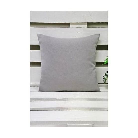 Melodie Açık Gri 50x50 cm Keten Kırlent Kırlent / Mobilya Yastığı Fiyatı