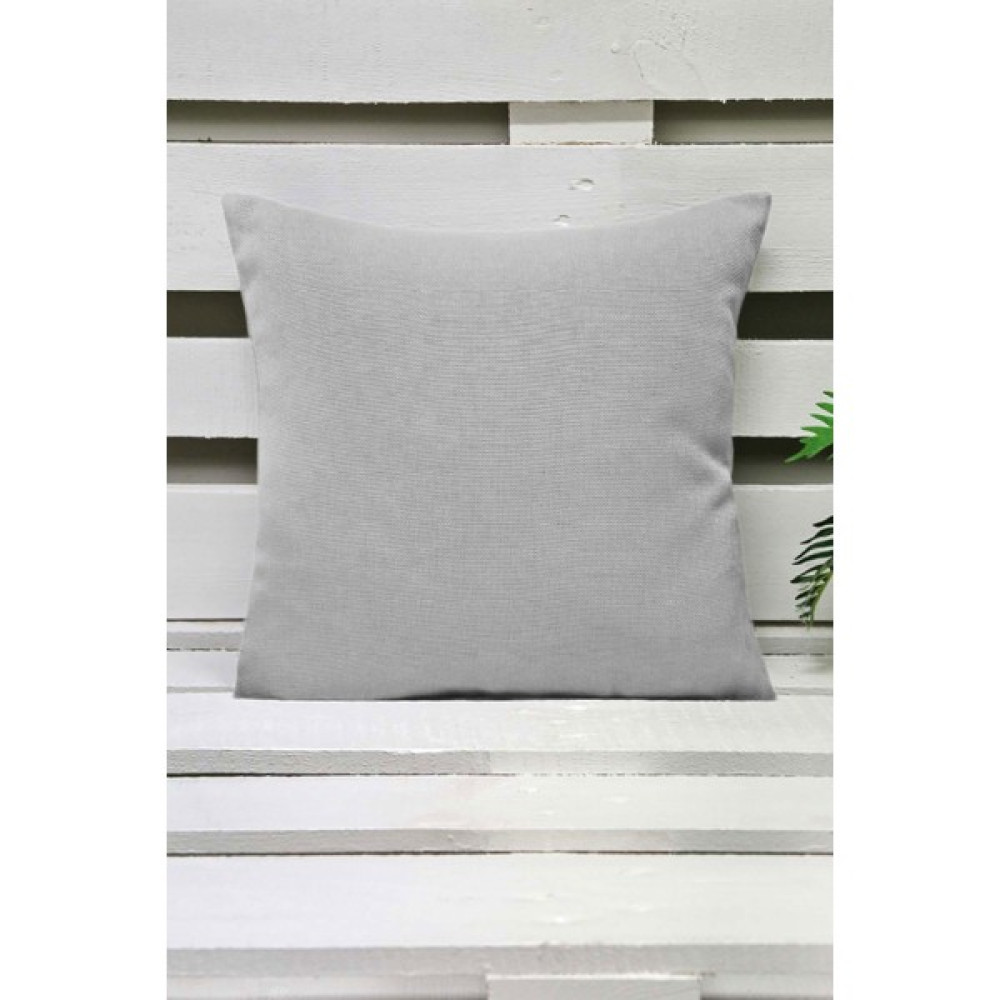Melodie Keten Kırlent Kılıfı Açık Gri 45 x 45 cm Kırlent / Mobilya Yastığı Fiyatı