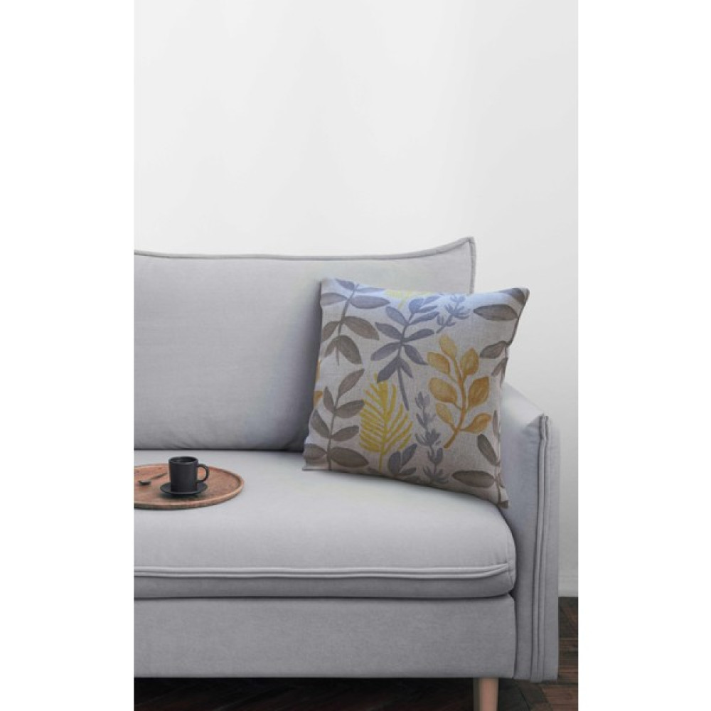 Melodie Keten Kırlent Kılıfı Desenli Gri 45 x 45 cm Kırlent / Mobilya Yastığı Fiyatı