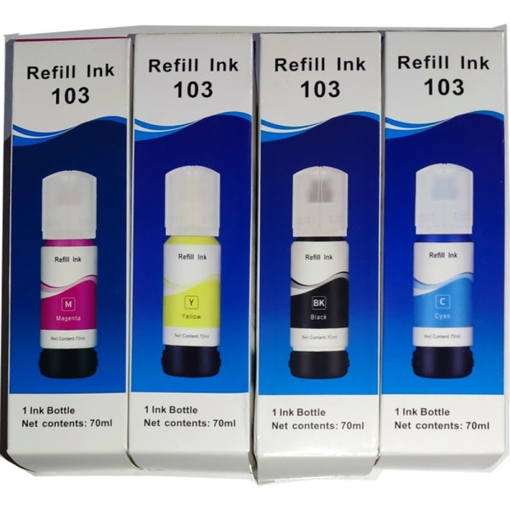 Melsan For Epson Ecotank L3151 Mürekkep Muadil Set 4 Renk Takım - Siyah - Sarı - Magenta - Cyan Kartuşlar Fiyatı
