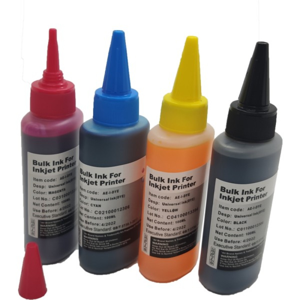 Melsan For Hp Smart Tank 519 (3YW73A) Kartuş Dolum Mürekkebi Takım 4X100ML 4 Renk Set Mürekkep Muadil - Renkli Kartuşlar Fiyatı