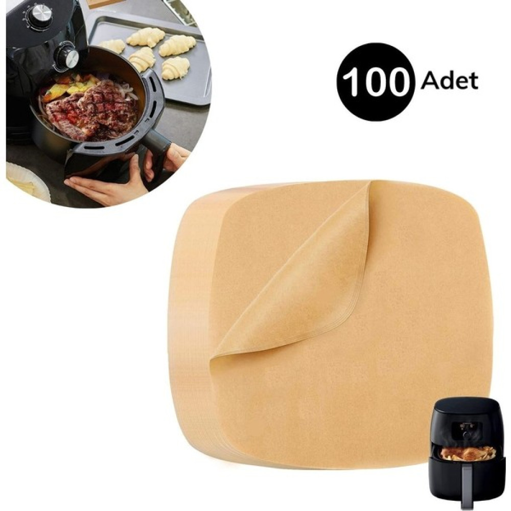 Melsen 100 Adet Airfryer Pişirme Kağıdı Kare Düz Model Yağlı Kağıt Oto Boyaları Fiyatı