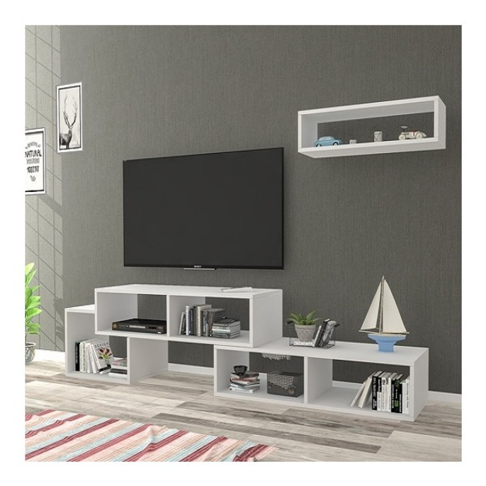 Meltem Çelik - BMdekor BMdekor TV Ünitesi Asel Beyaz 170 cm Tv Ünitesi / Sehpası Fiyatı