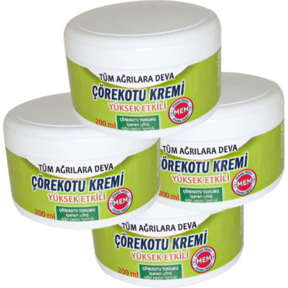Mem Çörek Otu Kremi Green Box 200 ml x 4 adet Oto Boyaları Fiyatı