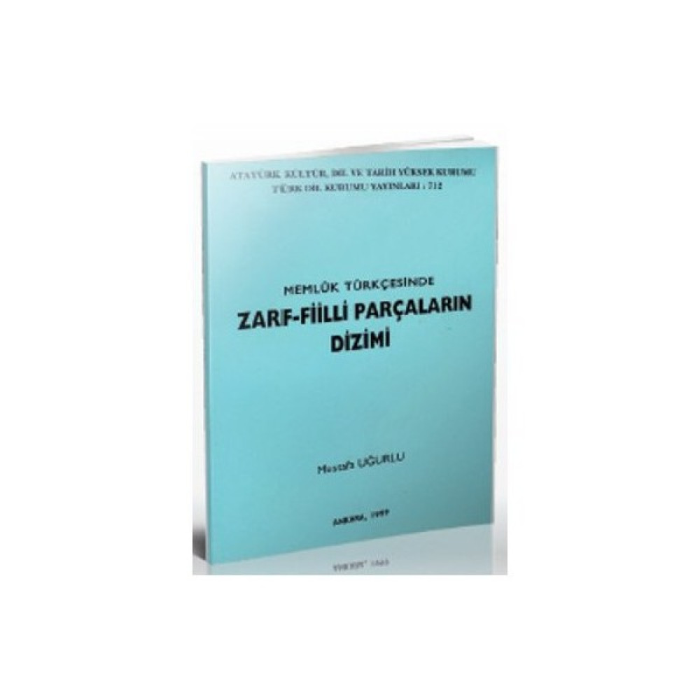 Memluk Türkçesinde Zarf-Fiilli Parçaların Dizimi Kaynak Kitapları Fiyatı