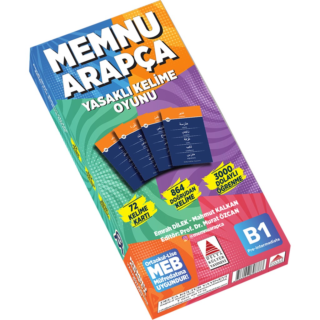 Memnu Arapça Kutu Oyunu Yabancı Dil Kartları Fiyatı