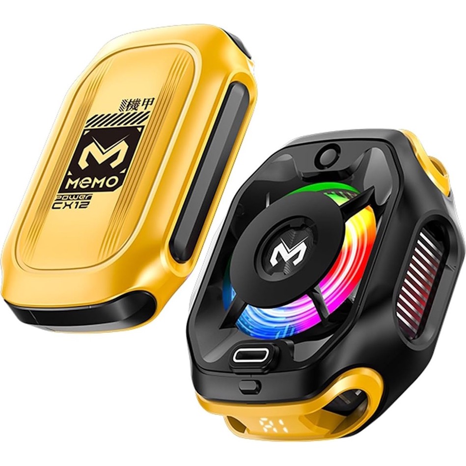 Memo CX12 E Sporcu -15 Derece Powerbanklı ve Kablo Destekli Magsafe Rgb Telefon Soğutucu Fan Tablet Sogutucu Fan Tüm Cihazlar ile Uyumlu Extra Mags... Taşınabilir Şarj Cihazı - Powerbank Fiyatı