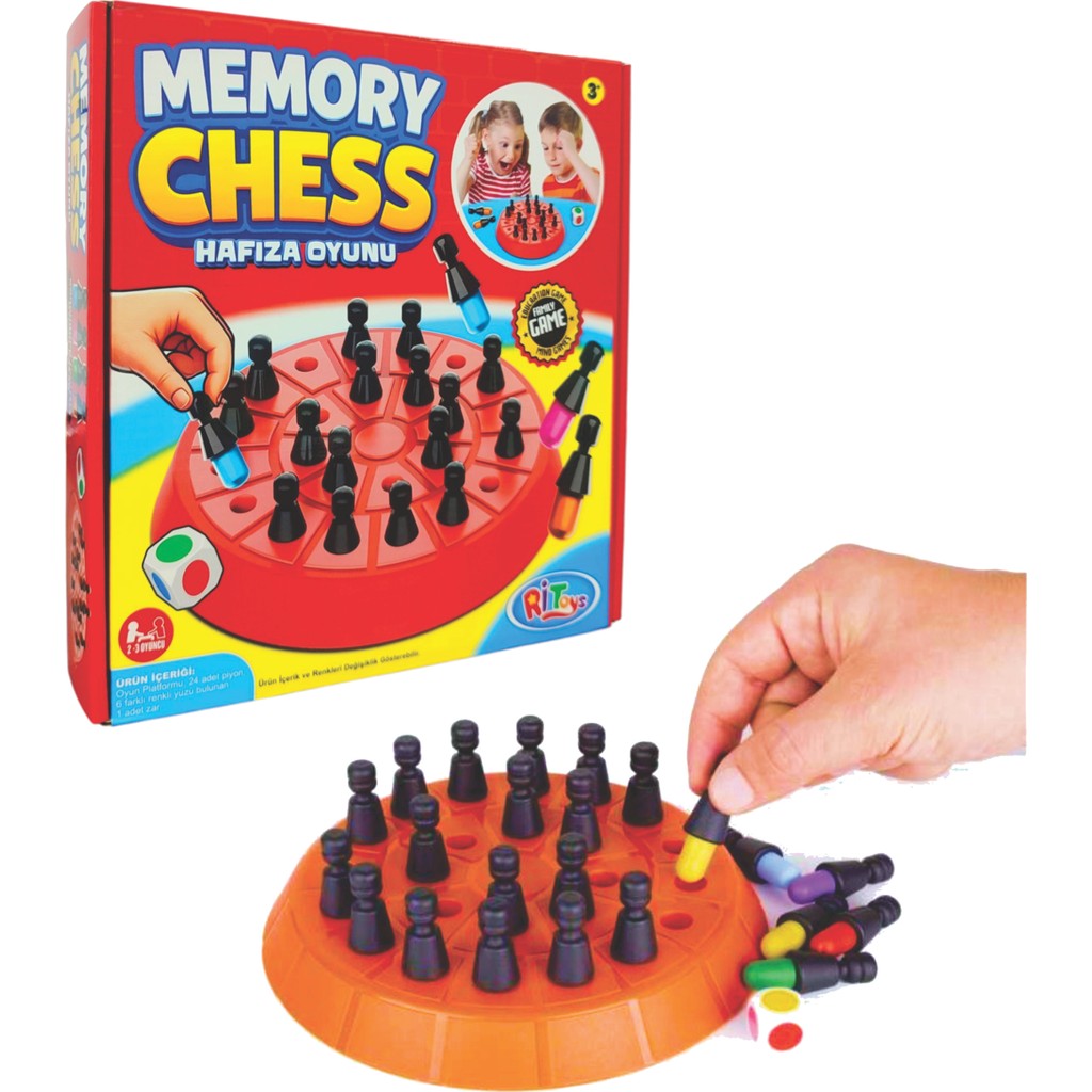 Memory Chess - Zeka Oyunu, Renklerle Hafıza ve Zihin Geliştirme Satrancı Eğitici Oyuncak Anne Bebek Oyuncak Fiyatı