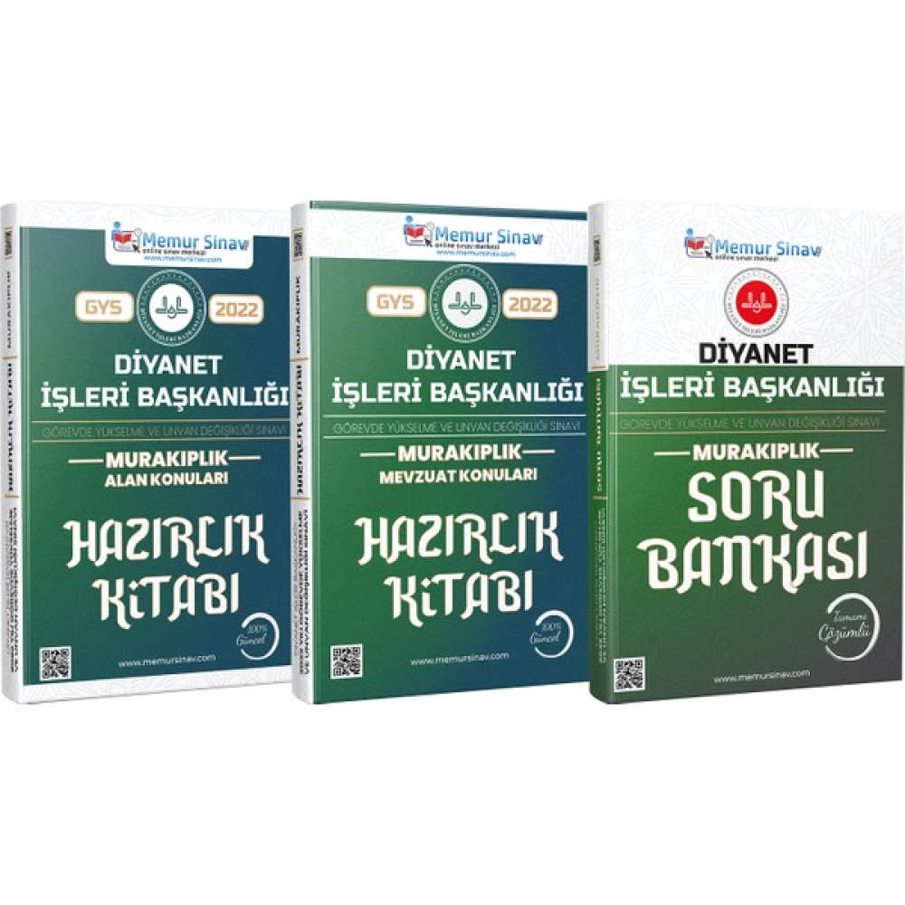 Memur Sınav 2022 Dib Murakıp 3'lü Set Konu Anlatım (Alan Konuları) + Konu Anlatım (Mevzuat Konuları) + Soru Bankası Görevde Yükselme Sınavları Kitapları Fiyatı