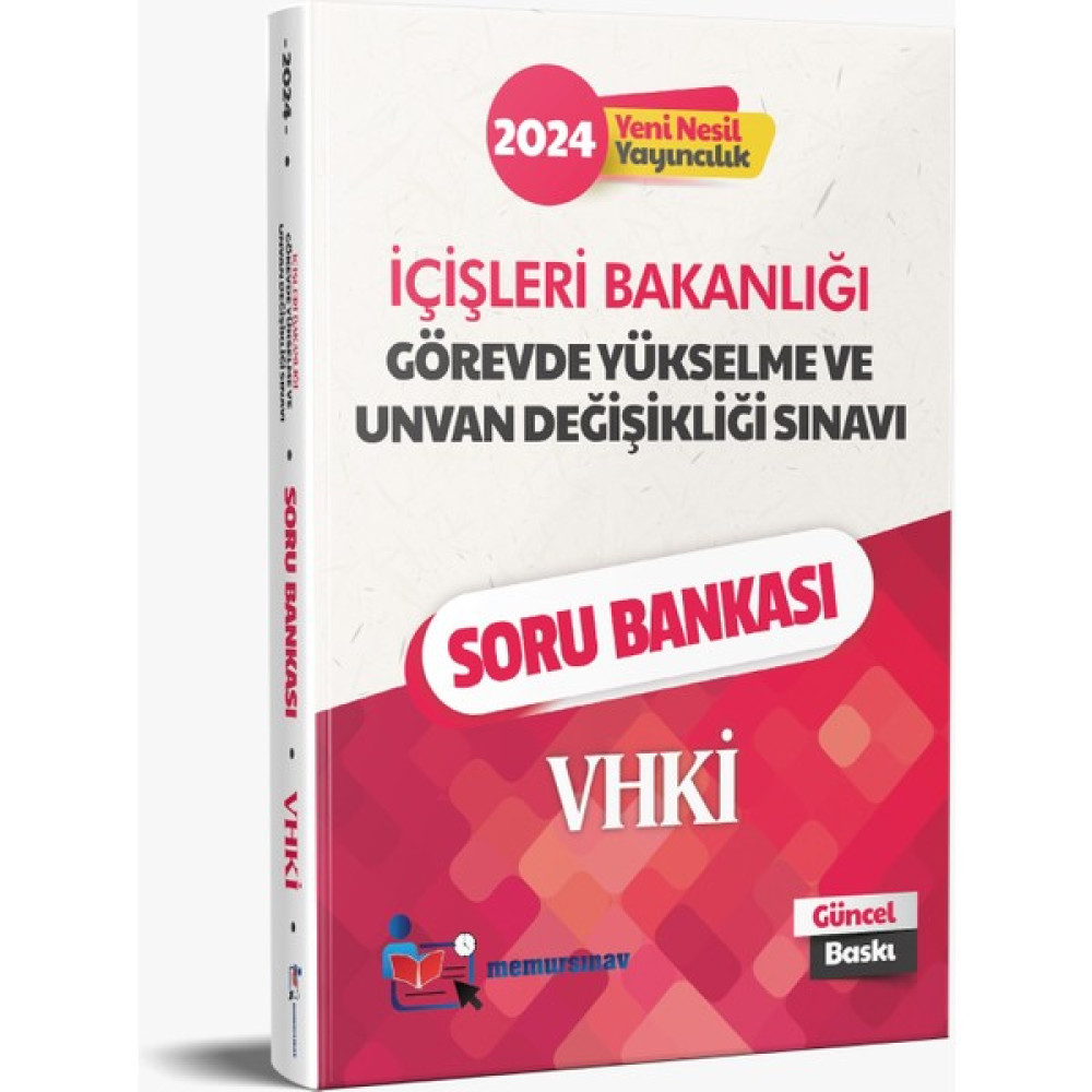 Memur Sınav 2024 Içişleri Bakanlığı Gys ve Ünvan Değişikliği Vhki Soru Bankası Görevde Yükselme Sınavları Kitapları Fiyatı