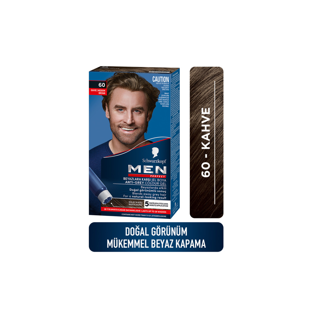 Men Perfect Saç Boyası 60 - Kahve Saç Boyası Fiyatı
