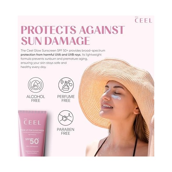 Mena Rise The Ceel Leke Karşıtı Ton Eşitleyen Spf 50 Pembe Renkli Güneş Kremi Glutatyon, Hyaluronik Asit Etkili 50 ml Diğer Fiyatı