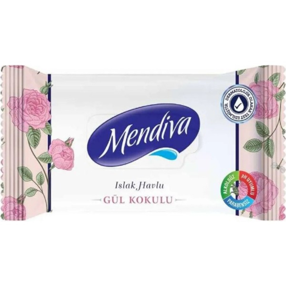 Mendiva Gül Kokulu Islak Havlu Mendil 60'lı 8 Adet Oto Boyaları Fiyatı