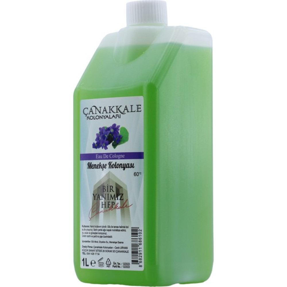 Menekşe Kolonyası -1 Litre -(Bidon) Korumalı Kapak - Yeni Model Kolonya & Gülsuyu Fiyatı