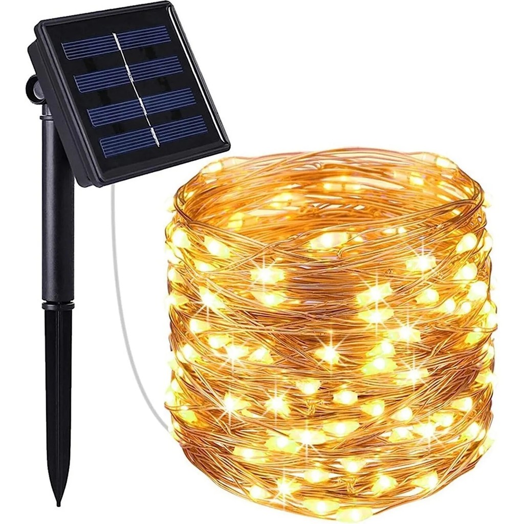 Menfry 20 mt Güneş Enerjili Solar Peri LED Işık Dekoratif Bahçe Aydınlatma Kamp Aydınlatma Dış Mekan Aydınlatma (200 Led) Diğer Fiyatı