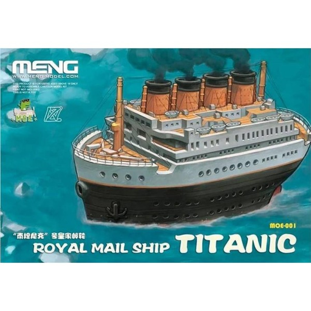 Meng MOE-001 Rms Titanik Karikatürize Gemi, Plastik Model Kiti Maket Fiyatı
